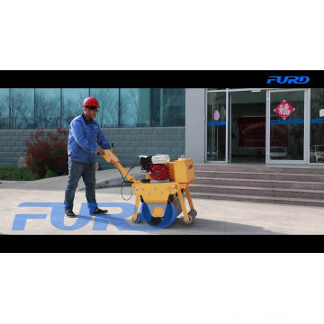 Low Cost 325kg Gas Powered Vibratory Single Steel Roller